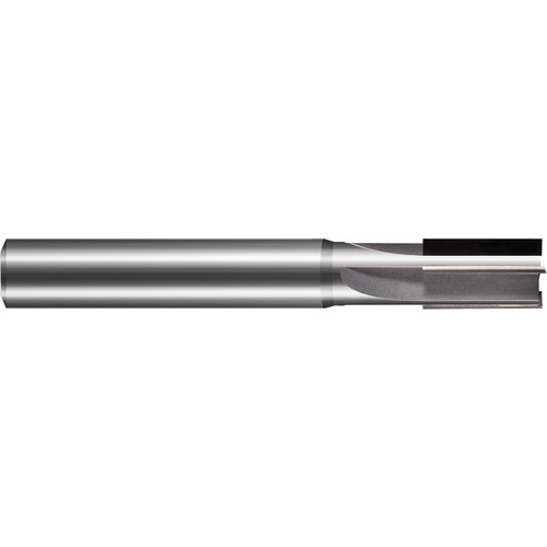 Diamond End Mills for Non-Ferrous Materials - PCD Diamond - 0.3750″ (3/8″) Cutter Diameter × 0.7500″ (3/4″) Length of Cut PCD Square End Mill, 4 Flutes