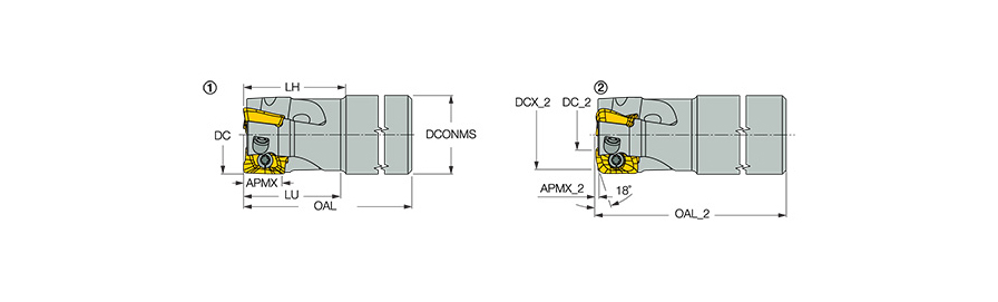 HM90 E90A-D1.25-3-W1.25XL