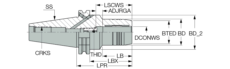 CAT40 HYDRO 5/8X3.149