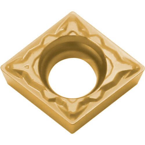CCMT 3251 PP PV720, 1/64″ Corner Radius, 5/32″ Thick, 3/8″ Inscribed Circle, TiCN (MEGACOAT NANO), Diamond, Turning Indexable Insert