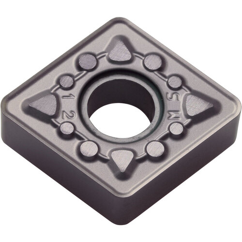 CNMG 432 MS PR1535, 1/32″ Corner Radius, 3/16″ Thick, 1/2″ Inscribed Circle, MEGACOAT NANO, Diamond, Turning Indexable Insert