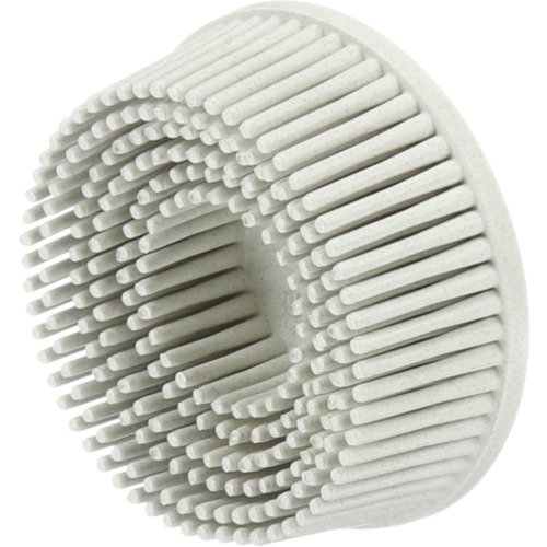 Scotch-Brite Roloc Bristle Disc RD-ZB 120 TR White 3″ × 5/8″ Tapered