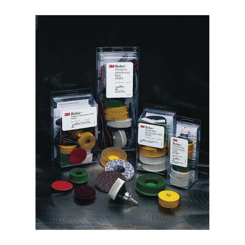 Roloc 7000120924 Quick-Change Straight Bristle Disc Kit, Ceramic Aluminum Oxide