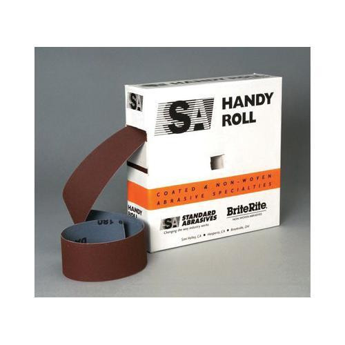 Standard Abrasives 7010301273 Multi-Purpose Handy Roll, 50 yd L Roll × 1 in W Roll, 50 Grit, Coarse Grade, Aluminum Oxide Abrasive, Cloth Backing
